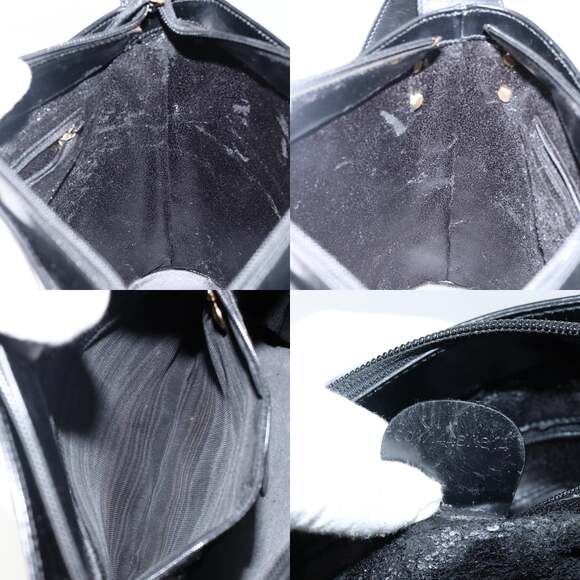 GUCCI Shoulder Bag Enamel Black Gold 001 1448 001 1448 - Picture 12 of 12